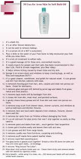 30 Uses For Avon Skin So Soft Skin So Soft Avon Skin So Soft Bath Oils