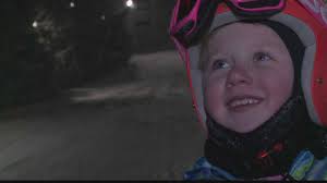 7-year-old has dream to be professional skier