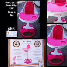 harmony ryze pedestal high chair new in box 65 girl heaven high chair harmony