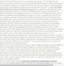 Sample Definition Of Terms In Research Paper Research Paper Term Paper Apa Research Paper