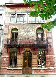 Art Nouveau La Maison Doree Charleroi Belgique Belgie Exterieur Architecten