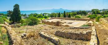 Maison a jardin du carthage route marsa. Le Grand Site Archeologique De Carthage Sur La Colline De Byrsa En Tunisie Banque D Images Et Photos Libres De Droits Image 49246353