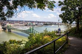 The szabadság híd or liberty bridge (sometimes freedom bridge) in budapest, hungary, connects buda and pest across the river danube.мост свободы — мост. Gellert Hegy Kilatohely Outdooractive Com