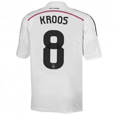 Based on the effects, the original font used is likely in vector format only. Real Madrid Cf Home Football Shirt 2014 15 Kroos 8 Adidas Sportingplus Passion For Sport