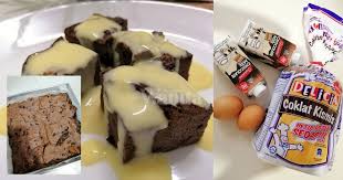 Resipi Puding Roti Kayangan Guna 3 Bahan Mudah Dengan Sos Creamy Paling Sedap Mingguan Wanita