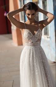 Gali karten beach wedding dresses 2019 side split spaghetti illusion tulle boho wedding gowns sweep train pearls backless bohemian bride. Couture Wedding Gowns By Gali Karten Dimitra S Bridal Chicago Il