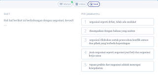 Menafsirkan teks negosiasi berdasarkan pengajuan, penawaran dan persetujuan dalam teks negosiasi. Yuk Simak 5 Contoh Soal Teks Negosiasi Ini Biar Bahasa Indonesiamu Kian Jago