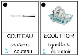 Imagier De Cuisine Cuisine Imagier Egouttoir