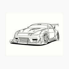 We did not find results for: Cool Jdm Car Outlines Art Print By Megalawlz Redbubble