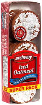 Calories requirement varies depending on factors such as age. Archway Super Pack Iced Oatmeal Cookies 18 Oz Nutrition Information Innit