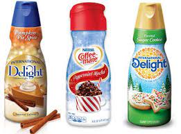 Ranking The Holiday Coffee Creamers Holiday Coffee Flavored Coffee Creamer International Delight Coffee Creamer