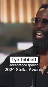 Tye Tribbett Award Speech