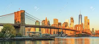 Man with umbrella on foggy brooklyn bridge at dusk black and white photo photograph cool wall decor art print poster 36x24. View To Manhattan From Brooklyn Bridge Park At Sunrise Stock Photo Picture And Royalty Free Image Image 69108289