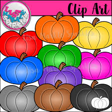 Halloween doodle rainbow pumpkin png design features orange glitter, black gingham, purple polka dots, lime crosshatch and a cute fall pumpkin. Rainbow Pumpkins Clip Art For Fall Or Halloween Art School Supplies Clip Art Teacher Favorite Things