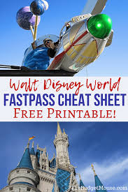 disney fast pass 2020 ultimate guide free printable cheat