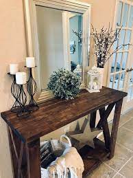 Entry Side Table Etsy In 2021 Table Decor Living Room Entry Table Decor Entryway Table Decor