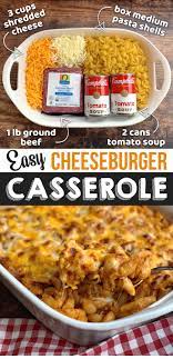 This collection of delicious chicken casseroles are an inexpensive and easy dinner option. Easy Hamburger Casserole Recipe 4 Ingredients Instrupix
