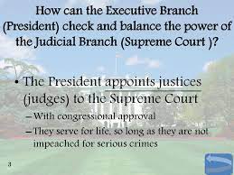 How does a candidate view the they see the power of the court as a means of encouraging social and economic policies. Of Checks Balances Ppt Download