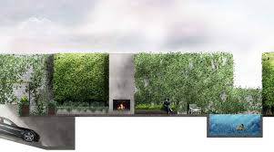 Winter St Ben Scott Garden Design Side Garden Elevation Concept Drawing Gartendesign Ideen