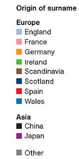 Overleaves of famous people last names starting with w, x, y and z. Maps Of Surnames Sociological Images