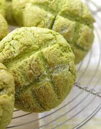 Pancake Mix Matcha Melon Bread Recipe By Cookpad Japan Recipe Melon Bread Pancakes Mix Matcha Recipe