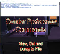 Life as a teenager is full of drama and change. Mod The Sims Gender Preference Commands