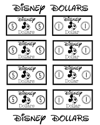 Family Ever After Disney Dollars For Kids Free Printable Disney Classroom Disney Themed Classroom Disney Printables