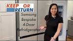 COSTCO Samsung Bespoke 4-Door Refrigerator Review ...