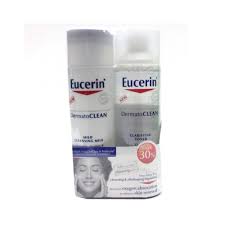 Eucerin dermato clean clarifying toner. Caring Eucerin Dermatoclean Mild Cleansing Milk 200ml Clarifying Toner 200ml Shopee Malaysia