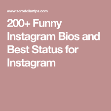 Tik Tok Bio Ideas For Girls 200 Funny Instagram Bios And Best Status For Instagram Instagram Status Good Instagram Bios Instagram Bios Funny