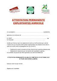 L'exploitant agricole est un véritable chef d'entreprise ! Fdsea 2a Une Attestation Permanente De Deplacement Pour Les Exploitants Agricoles Journal Le Petit Corse