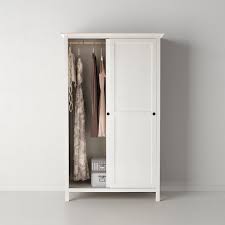 Disponibile anche in profondità ridotta. Hemnes Guardaroba Con 2 Ante Scorrevoli Mordente Bianco 120x197 Cm Ikea Svizzera