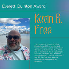 Learn more about our Everett Quinton Award recipient Kevin R. Free😍 When  asked what attracted you to this work, @kevinrfree said: “Being black and  queer. If I hadn't turned to the theater