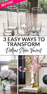 See below for more details. Easy Dollar Tree Vase Makeovers Polished Habitat