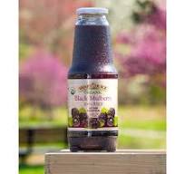 Smart Juice Organic Black Mulberry Juice - 100% Juice Not From Concentrate - 33.8 fl oz (1L) - (case of 6)