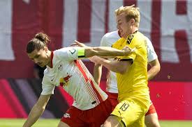 Erling haaland (borussia dortmund) right footed shot from very close range to the bottom left corner. W0c0i Izhh4cqm