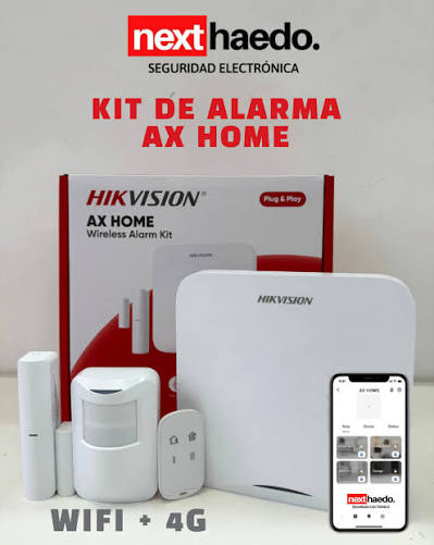 Kit Ax Home Alarma Hikvision