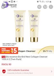 Senai johor bahru, johor, malaysia. Bio Essence Bird S Nest Colagen Cleanser