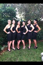 Black Bridesmaid Dresses From David S Bridal Black Bridesmaid Dresses Bridesmaid Dresses Wedding Bridesmaids
