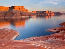 Lake powell and the surrounding area is seen from the wahweap overlook in page, arizona in the glen canyon national recreation area on july 13, 2018. Lake Powell Half Marathon Vacation Races