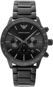 Smartwatch 3, powered with wear os by google with speaker, heart rate, gps, nfc and smartphone notifications. Emporio Armani Ar11242 Mario Analog Watch For Men Buy Emporio Armani Ar11242 Mario Analog Watch For Men Ar11242 Online At Best Prices In India Flipkart Com