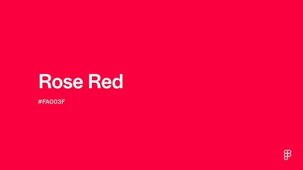 Rose Red Color: Hex Code, Palettes & Meaning | Figma