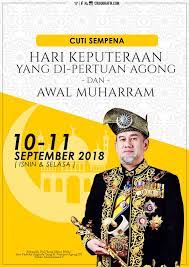 Episode 9 unboxing the september 2019 watch gang original tier shipment follow on facebook to stay up to date on new videos. Poster Cuti Sekolah Hari Keputeraan Agong Awal Muharram 2018 Koleksi Grafik Untuk Guru