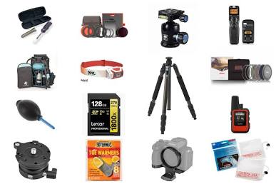 Essential photography accessories, AI generated