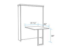Elsa Drop Table Wall Bed And Desk Murphy Bed Plans Murphy Bed Wall Bed