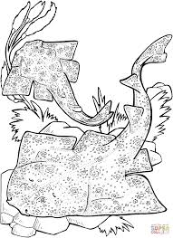 Angel Sharks Super Coloring Shark Coloring Pages Ocean Coloring Pages Coloring Pages