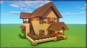 Minecraft Tutorial: How To Make A Wooden House "2020 Tutorial" - Youtube