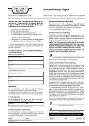 The degussa bank has more than 250 branches in germany, mainly in industrial, business and technology parks as well as at corporate locations. Rahmenvertrag Kontoeroffnung Bei Der Degussa Bank