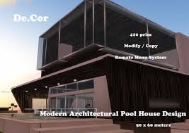 Joe, florida, united states of america. Second Life Marketplace Promo Sale Modern Architectural Luxury Pool Beach House Design Home