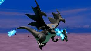 Charizard known in japan as lizardon is a pokémon in nintendo and game freak's pokémon franchise.created by atsuko nishida, charizard first appeared in the video games pokémon red and blue and subsequent sequels. Mega Charizard X Smashwiki The Super Smash Bros Wiki